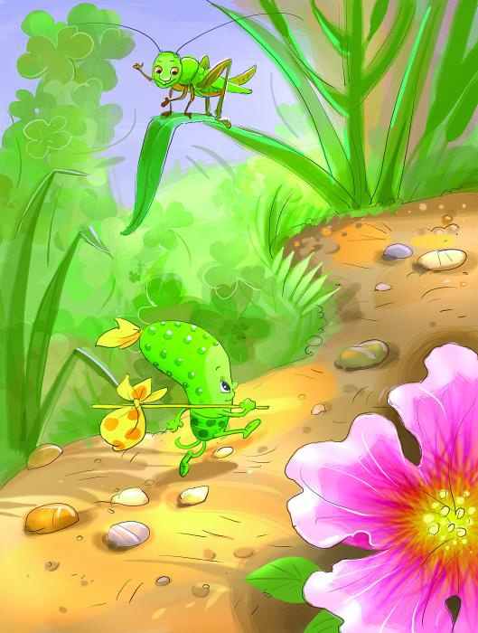 Иллюстрация к книге — Про Огуречика и Помидорика [_005.jpg]