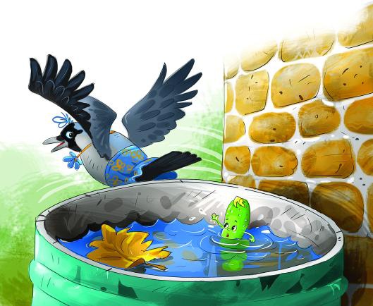 Иллюстрация к книге — Про Огуречика и Помидорика [_022.jpg]