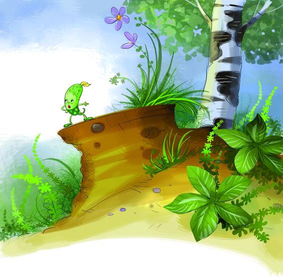 Иллюстрация к книге — Про Огуречика и Помидорика [_037.jpg]