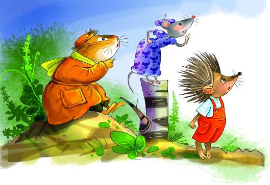 Иллюстрация к книге — Про Огуречика и Помидорика [_044.jpg]