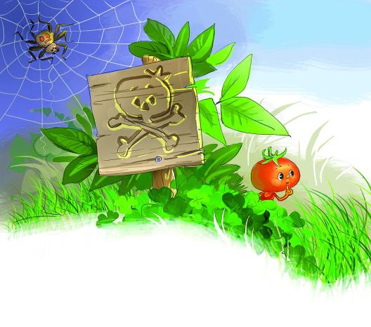 Иллюстрация к книге — Про Огуречика и Помидорика [_046.jpg]