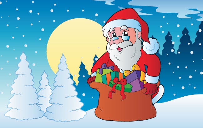 Иллюстрация к книге — Новогодние игры и затеи для детей (набор из 18 карточек) [i_002.jpg]