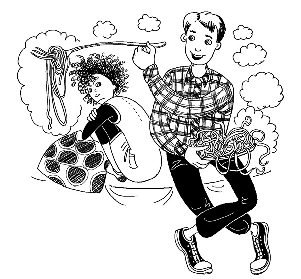 Иллюстрация к книге — Трейси Бикер - суперзвезда! [_35.jpg]