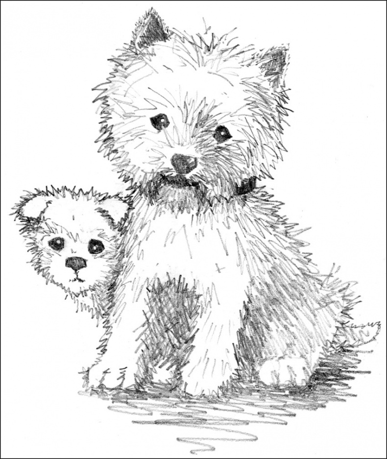 Иллюстрация к книге — Щенок Элфи, или Не хочу быть один! [_030.jpg]