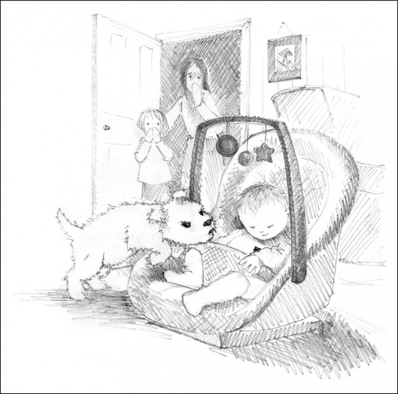 Иллюстрация к книге — Щенок Элфи, или Не хочу быть один! [_086.jpg]