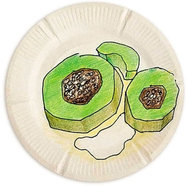 Иллюстрация к книге — Истории про еду с рисунками и рецептами автора [i_023.jpg]