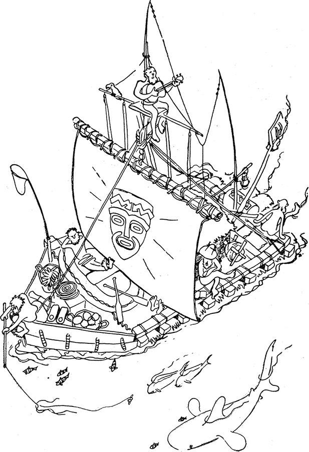 Иллюстрация к книге — Кон-Тики [i_016.jpg]