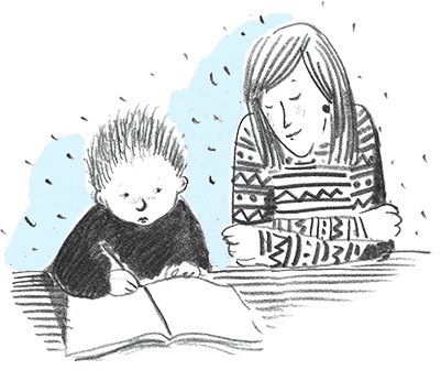 Иллюстрация к книге — Новые рассказы про Франца и школу [i_001.jpg]