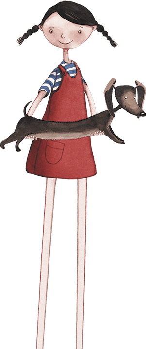 Иллюстрация к книге — Большая маленькая девочка. История первая. Как приручить город [i_001.jpg]