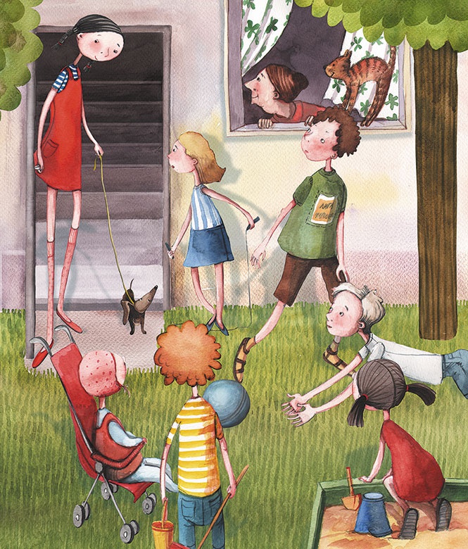 Иллюстрация к книге — Большая маленькая девочка. История первая. Как приручить город [i_018.jpg]