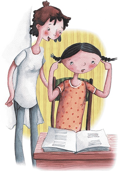 Иллюстрация к книге — Большая маленькая девочка. История седьмая. Грустный радостный праздник [i_002.jpg]