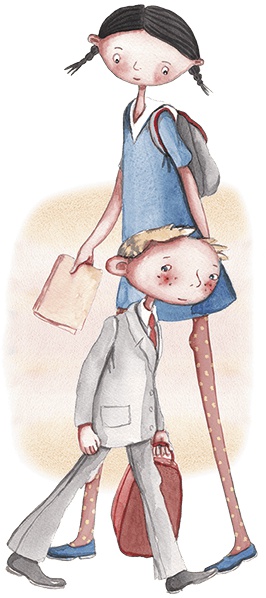 Иллюстрация к книге — Большая маленькая девочка. История седьмая. Грустный радостный праздник [i_003.jpg]