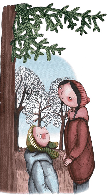 Иллюстрация к книге — Большая маленькая девочка. История седьмая. Грустный радостный праздник [i_024.jpg]