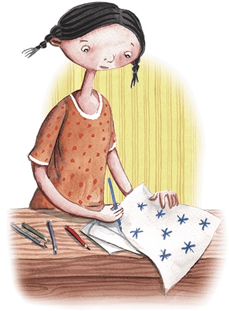 Иллюстрация к книге — Большая маленькая девочка. История седьмая. Грустный радостный праздник [i_050.jpg]