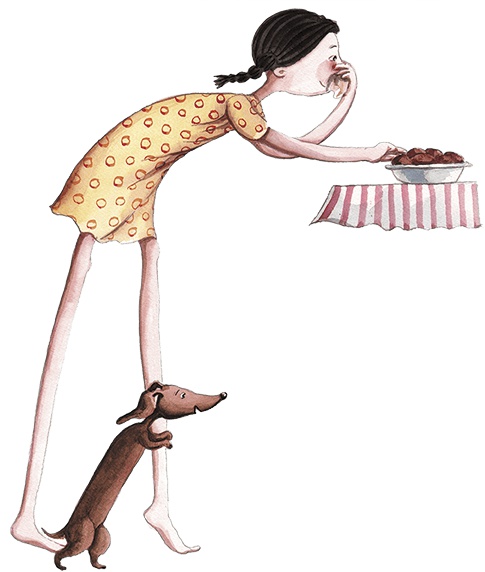 Иллюстрация к книге — Большая маленькая девочка. История восьмая. Дело о клетчатой сумке [i_004.jpg]