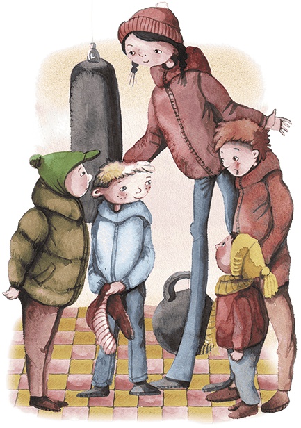 Иллюстрация к книге — Большая маленькая девочка. История восьмая. Дело о клетчатой сумке [i_023.jpg]