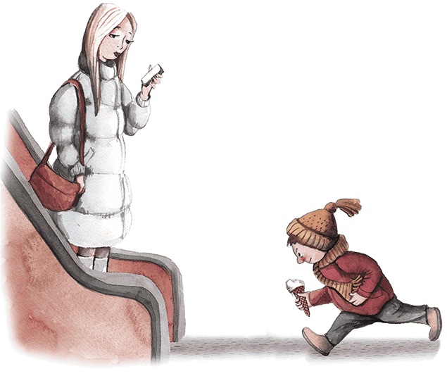 Иллюстрация к книге — Большая маленькая девочка. История восьмая. Дело о клетчатой сумке [i_034.jpg]