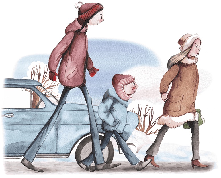 Иллюстрация к книге — Большая маленькая девочка. История восьмая. Дело о клетчатой сумке [i_044.jpg]