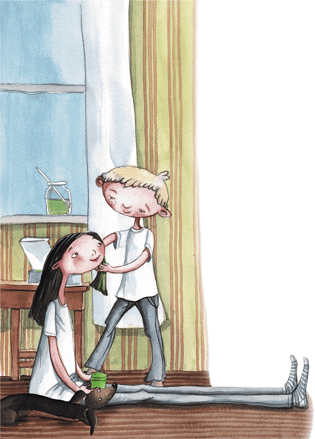 Иллюстрация к книге — Большая маленькая девочка. История шестая. Тыквандо [i_033.jpg]