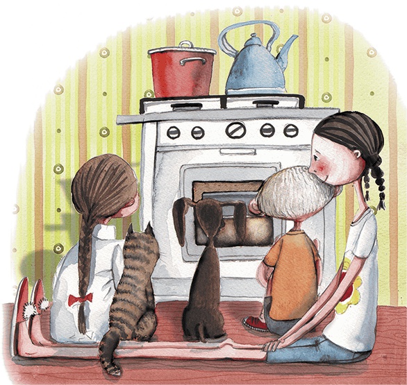 Иллюстрация к книге — Большая маленькая девочка. История вторая. Рецепт волшебного дня [i_017.jpg]