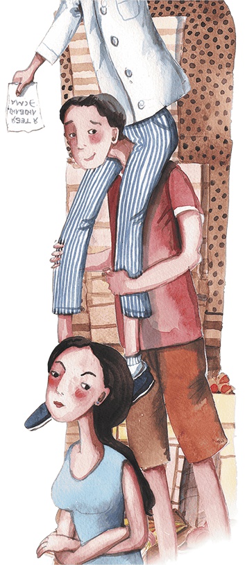 Иллюстрация к книге — Большая маленькая девочка. История вторая. Рецепт волшебного дня [i_028.jpg]