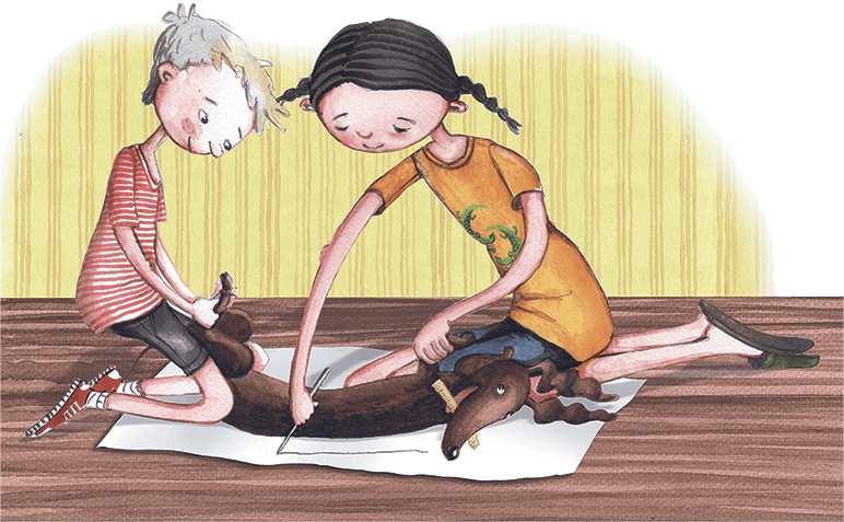 Иллюстрация к книге — Большая маленькая девочка. История третья. Вышел зайчик погулять [i_011.jpg]