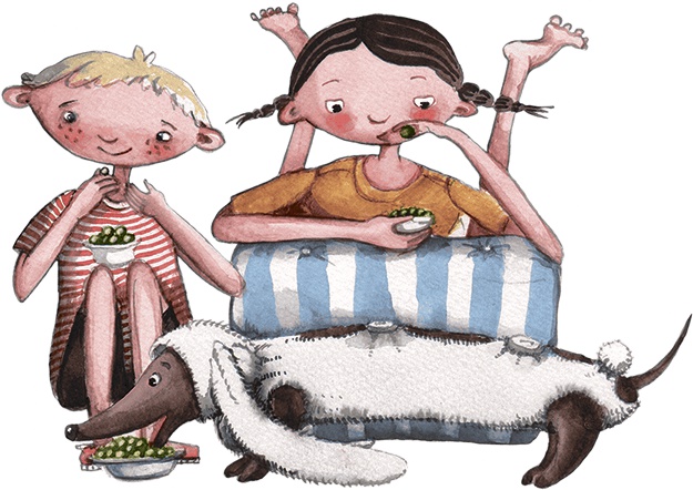 Иллюстрация к книге — Большая маленькая девочка. История третья. Вышел зайчик погулять [i_015.jpg]