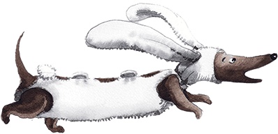 Иллюстрация к книге — Большая маленькая девочка. История третья. Вышел зайчик погулять [i_025.jpg]