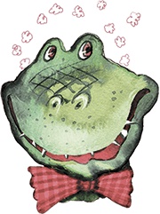 Иллюстрация к книге — Большая маленькая девочка. История четвертая. Семь с половиной крокодильских улыбок [i_001.jpg]