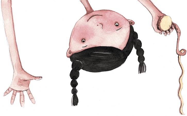 Иллюстрация к книге — Большая маленькая девочка. История четвертая. Семь с половиной крокодильских улыбок [i_002.jpg]