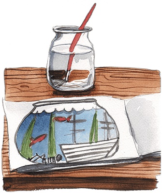 Иллюстрация к книге — Большая маленькая девочка. История четвертая. Семь с половиной крокодильских улыбок [i_041.jpg]