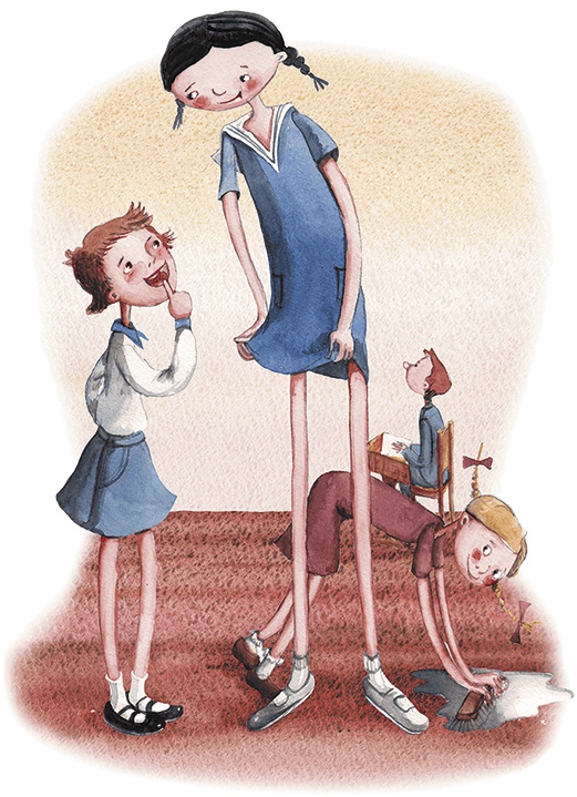 Иллюстрация к книге — Большая маленькая девочка. История четвертая. Семь с половиной крокодильских улыбок [i_043.jpg]