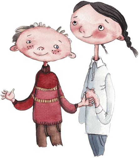 Иллюстрация к книге — Большая маленькая девочка. История пятая. Сто один способ заблудиться в лесу [i_004.jpg]