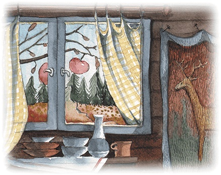 Иллюстрация к книге — Большая маленькая девочка. История пятая. Сто один способ заблудиться в лесу [i_015.jpg]