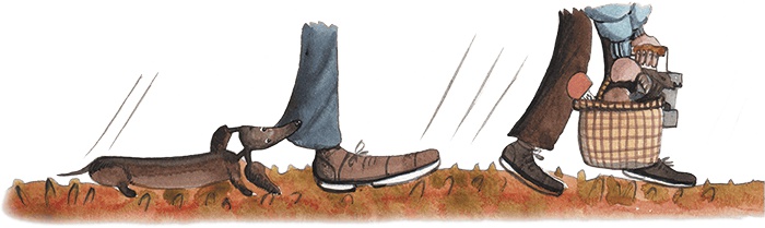 Иллюстрация к книге — Большая маленькая девочка. История пятая. Сто один способ заблудиться в лесу [i_021.jpg]