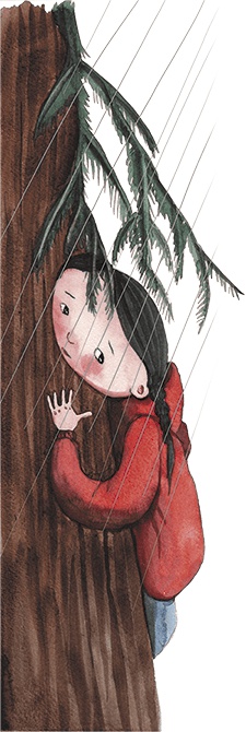 Иллюстрация к книге — Большая маленькая девочка. История пятая. Сто один способ заблудиться в лесу [i_022.jpg]