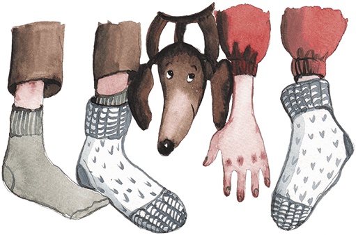 Иллюстрация к книге — Большая маленькая девочка. История пятая. Сто один способ заблудиться в лесу [i_023.jpg]