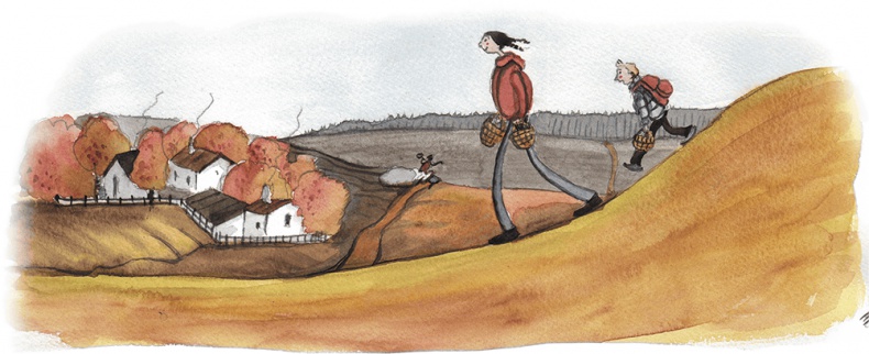 Иллюстрация к книге — Большая маленькая девочка. История пятая. Сто один способ заблудиться в лесу [i_029.jpg]