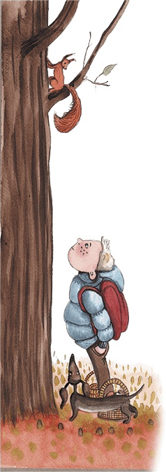 Иллюстрация к книге — Большая маленькая девочка. История пятая. Сто один способ заблудиться в лесу [i_034.jpg]