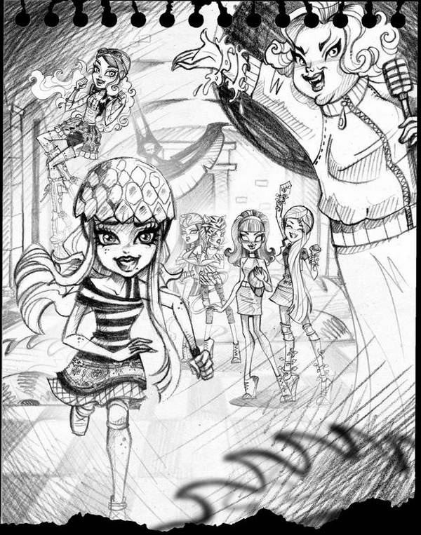 Иллюстрация к книге — Monster High. Школа монстров. Загадка новой ученицы [i_028.jpg]