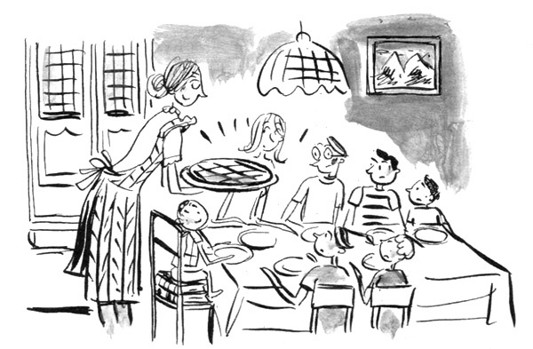 Иллюстрация к книге — Суп из золотых рыбок. Приключения семейки из Шербура [i_017.jpg]