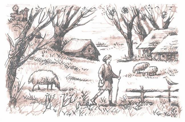 Иллюстрация к книге — Кот Ланселот и золотой город. Старая английская история [i_003.jpg]