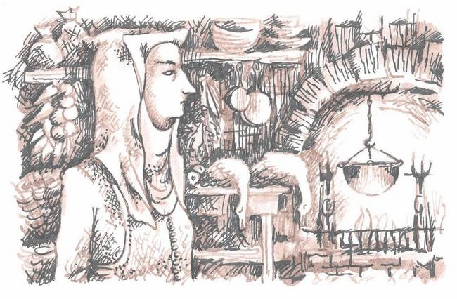 Иллюстрация к книге — Кот Ланселот и золотой город. Старая английская история [i_008.jpg]