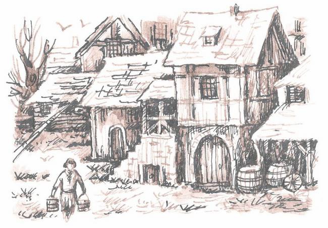 Иллюстрация к книге — Кот Ланселот и золотой город. Старая английская история [i_009.jpg]