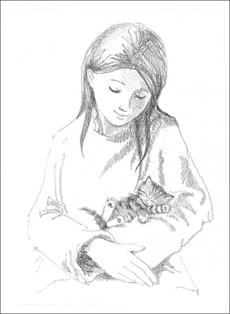 Иллюстрация к книге — Котенок Пушинка, или Рождественское чудо [i_003.jpg]