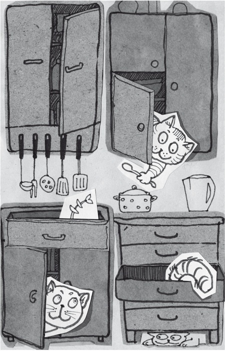 Иллюстрация к книге — Тесты для вашего кота. Измерь IQ домашнего любимца и пойми его психотип [i_031.jpg]