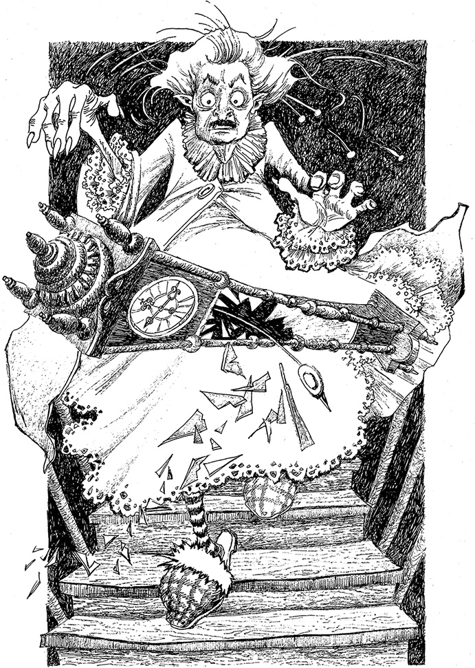 Иллюстрация к книге — Волшебное наследство. Миры Крестоманси. Книга седьмая [i_001.jpg]