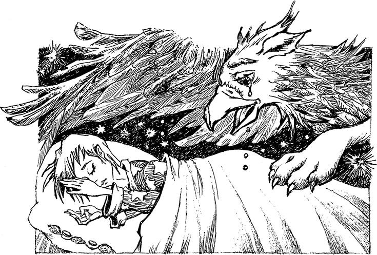 Иллюстрация к книге — Волшебное наследство. Миры Крестоманси. Книга седьмая [i_018.jpg]