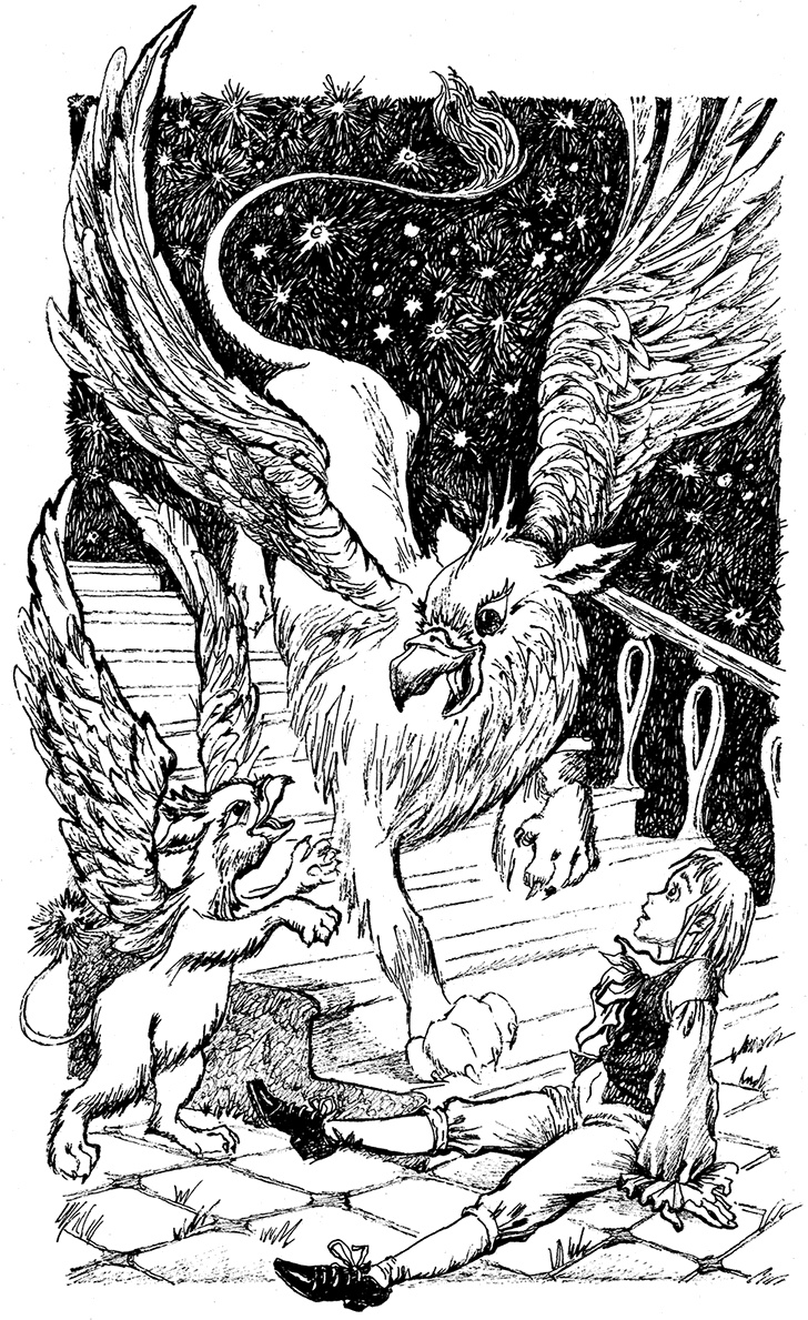 Иллюстрация к книге — Волшебное наследство. Миры Крестоманси. Книга седьмая [i_043.jpg]