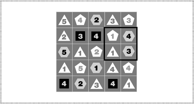 Иллюстрация к книге — 50 лучших головоломок для развития левого и правого полушария мозга [i_063.jpg]